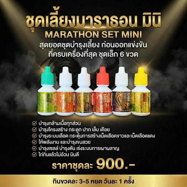 ชุดเลี้ยงมาราธอน มินิ (6 ขวดเล็ก)