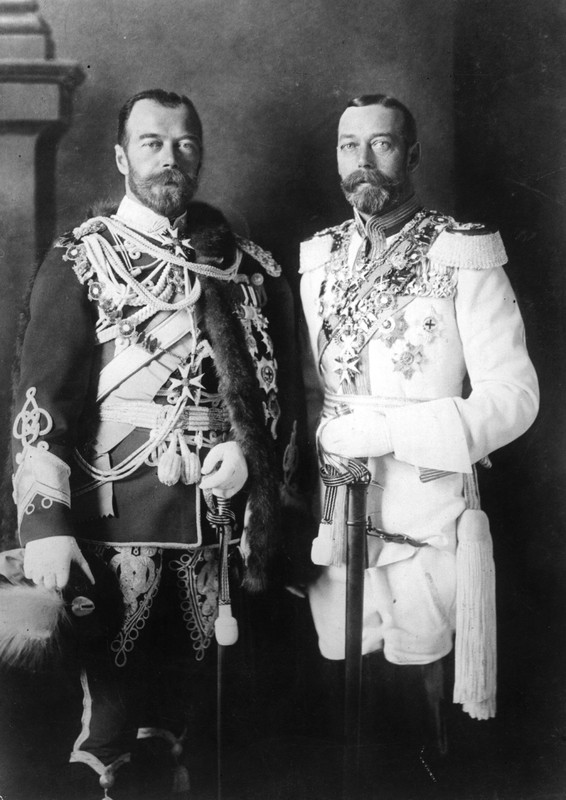 Tsar Nicholas II and King George V