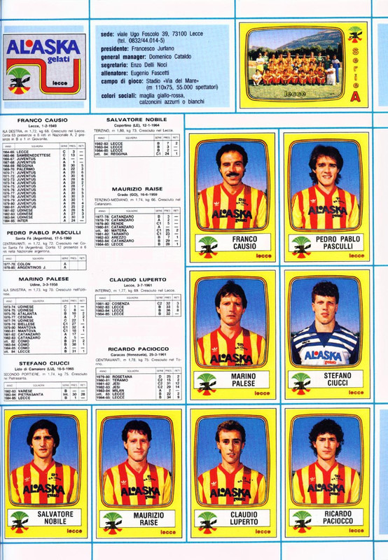 ALBUM CALCIATORI 1985-1986 85-86 , Ristampa L' Unita' , Figurine Panini Serie A ALBUM CALCIATORI 1985-1986 85-86 , Ristampa L' Unita' , Figurine Panini Serie A