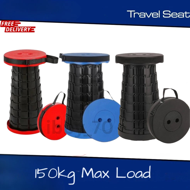 Telescopic Stool Blue & Red