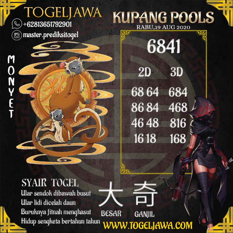 Prediksi KupangPool Tanggal 2020-08-19