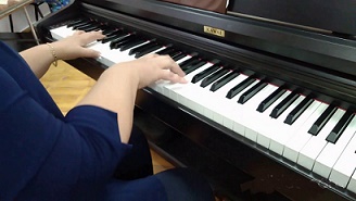 Піаністка з Червоною рутою