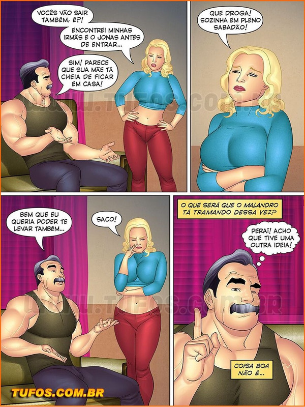Trepando com mãe e filha