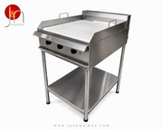 Plancha con parrilla y entrepaño