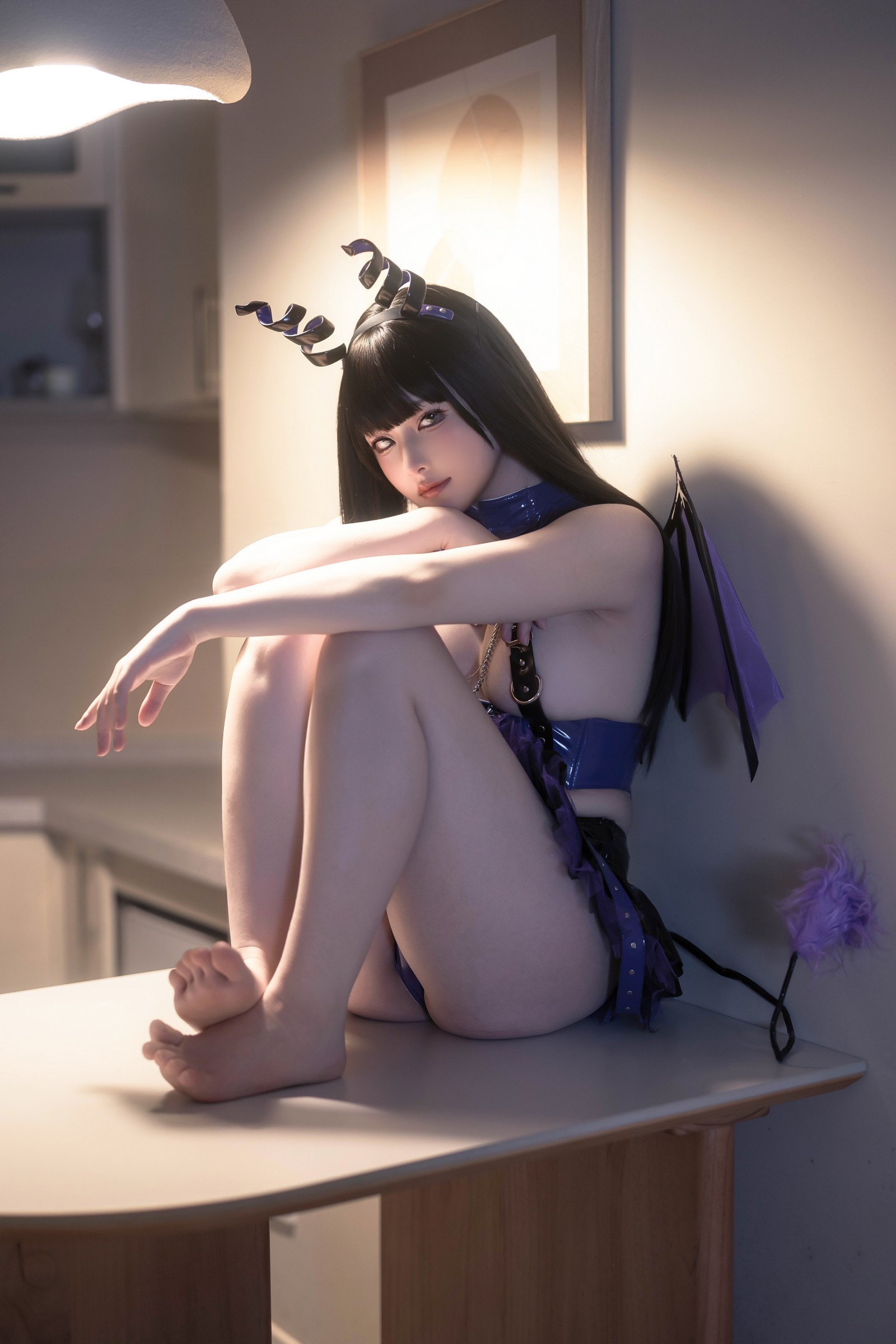 屿鱼 Yuyu 凋零月影 原创主题 写真图集（29P｜158MB）插图4