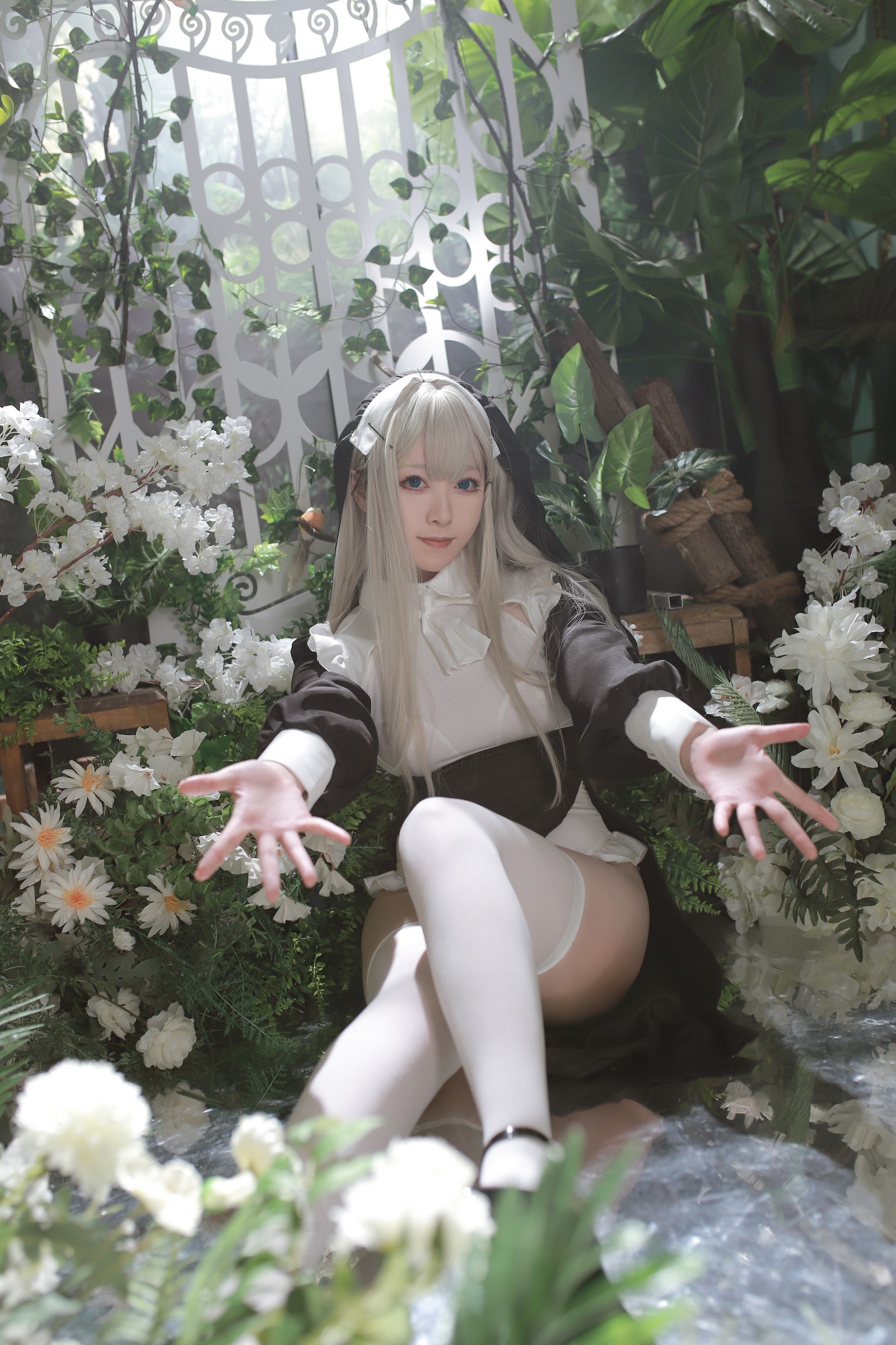 朝霧愛 – 修女 主题高清写真集（56P-717.5M）暗黑氛围作品插图5