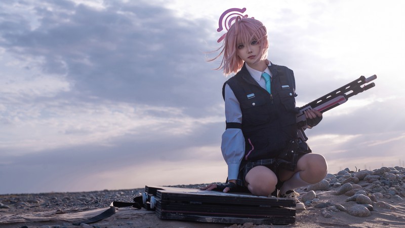 艾西Aiwest 星野Cosplay写真图集 碧蓝档案角色高清美图 49P (290.6M)插图7