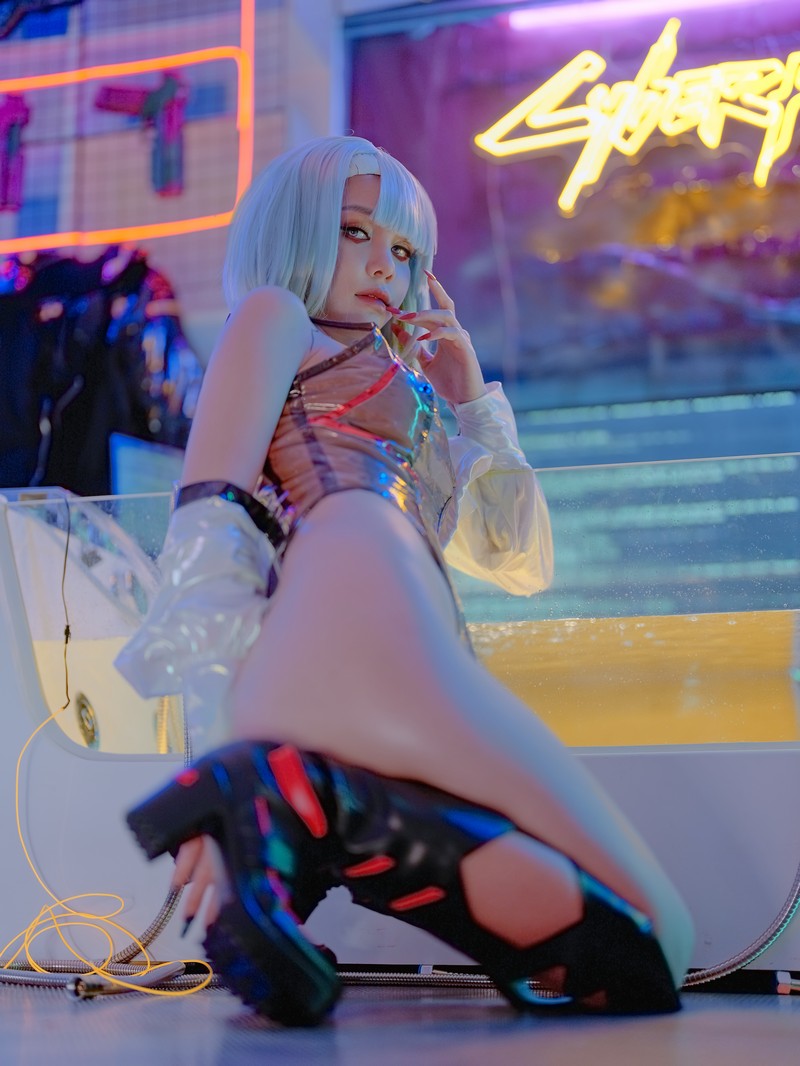 Joyce Lin2x Lucy Cosplay Cyberpunk Edgerunners 高清图集 51P插图3
