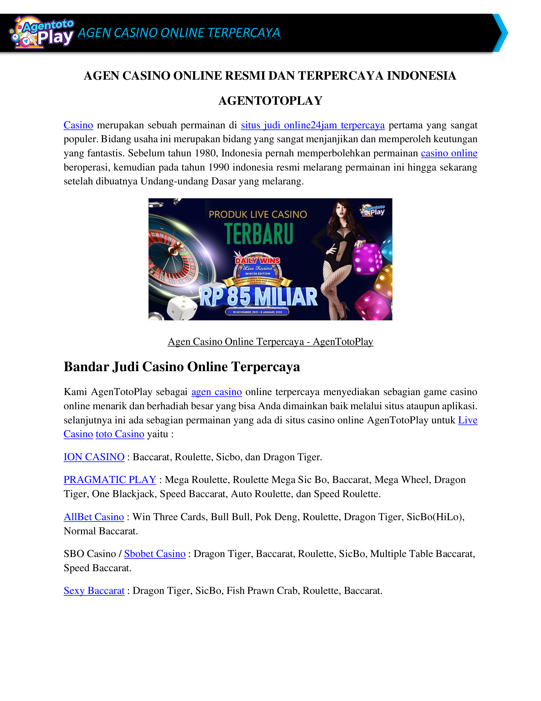 agen slot terpercaya resmi panduan