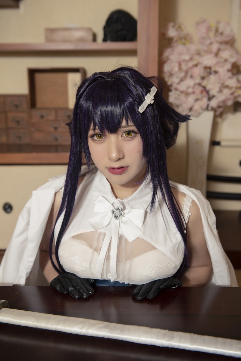 柘烟Zuken 吾妻 原皮 Cosplay（Azur Lane Azuma）写真集【23P｜204.3MB】插图5