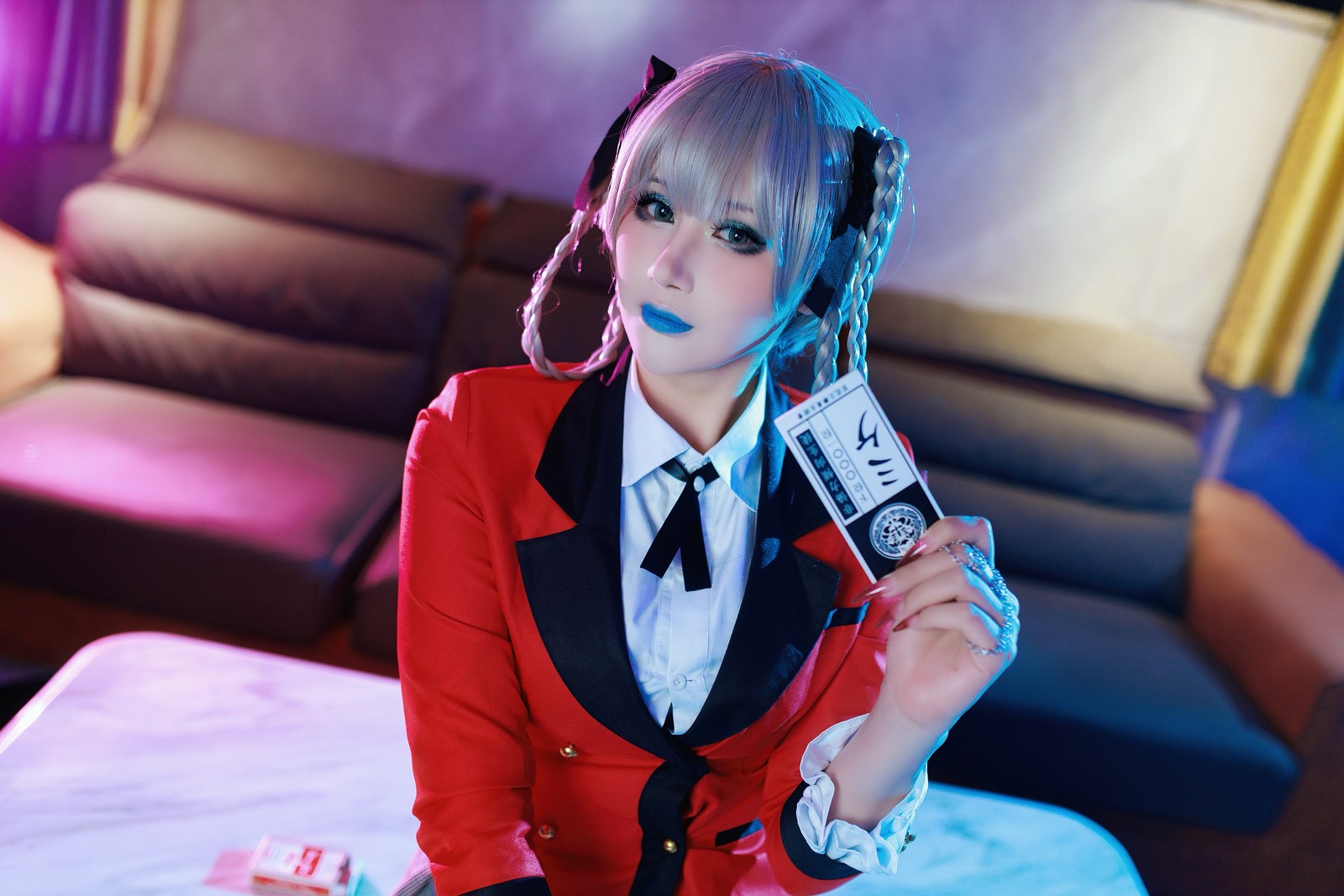 兔胖胖min – 狂赌之渊 桃喰绮罗莉 Cosplay 高清写真集（40P-340.9MB）插图9