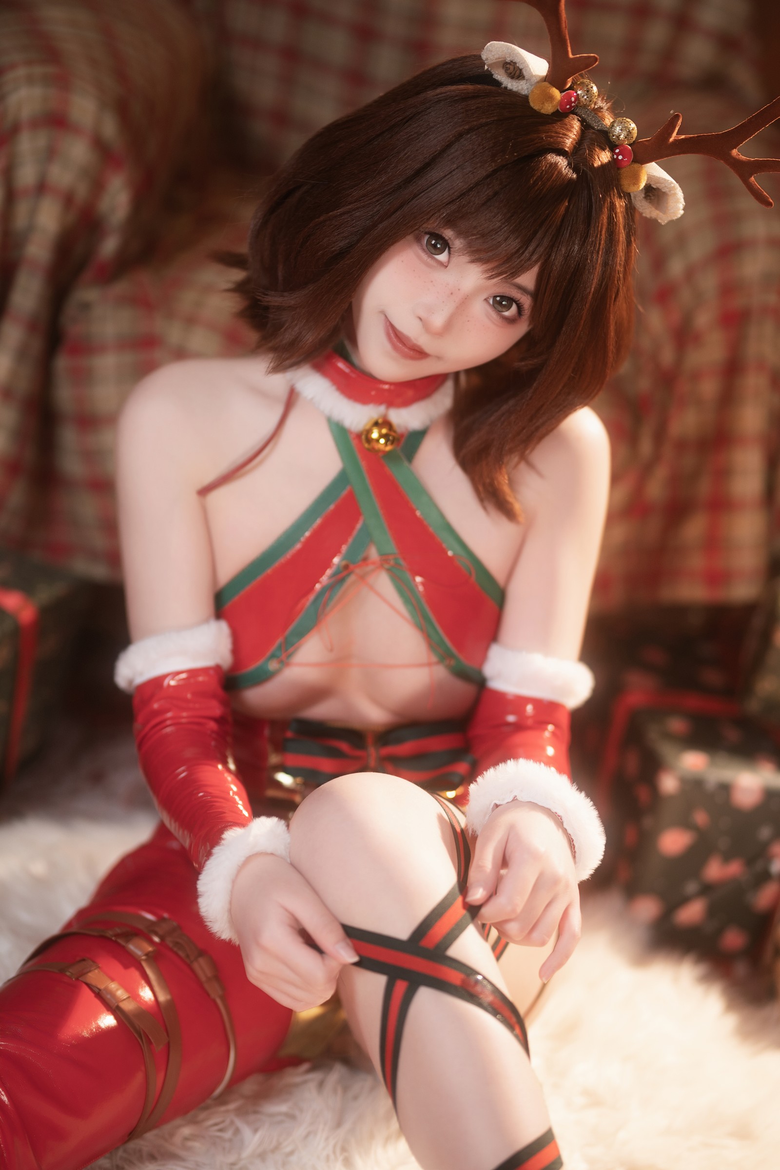 Bangni邦尼 – 圣诞小鹿 Cosplay 高清写真集（91P-7V-1.38GB）节日主题插图5