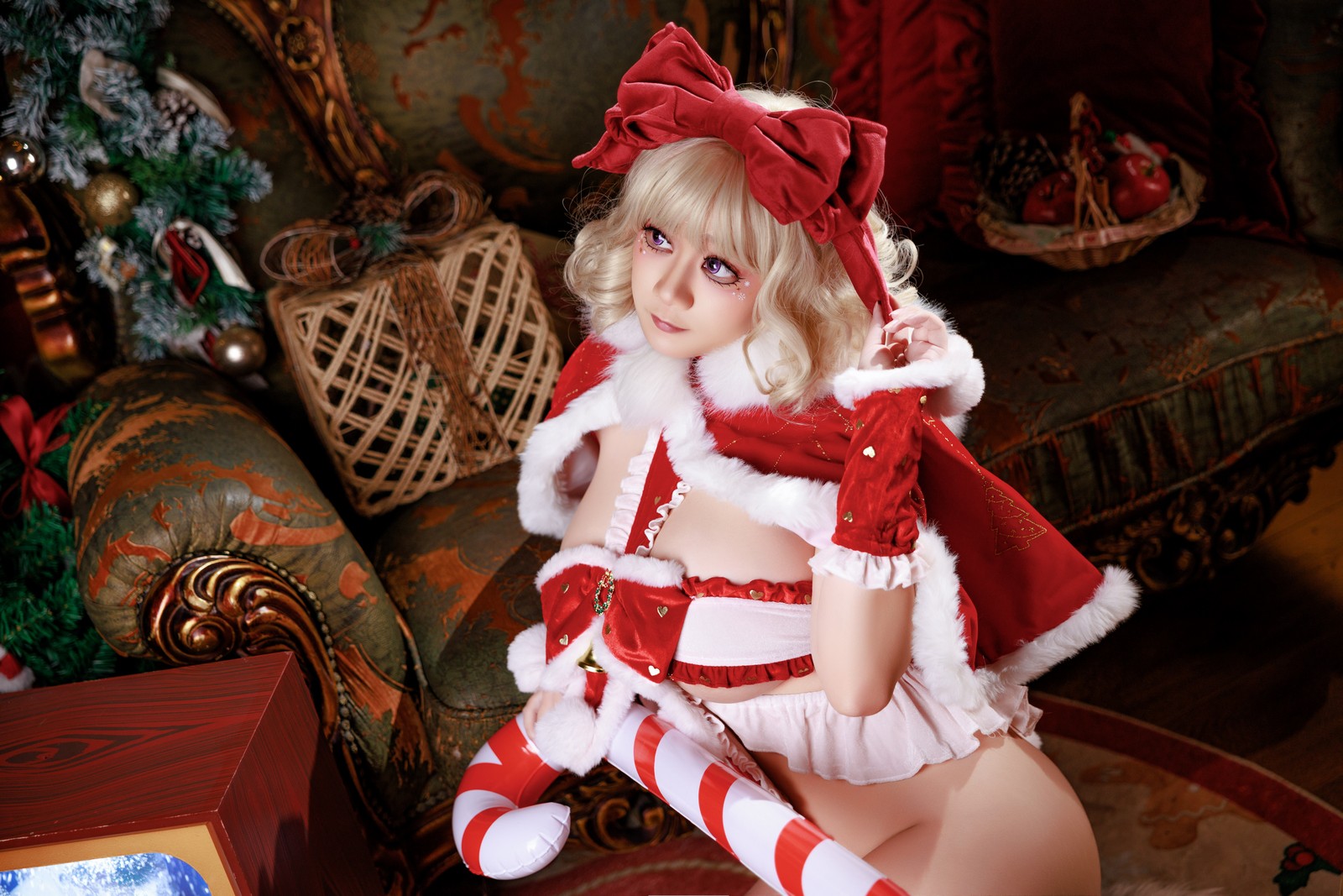 阿雪雪写真圣诞雪精灵高清图集（97P+1V / 3.9G）Cosplay主题插图6