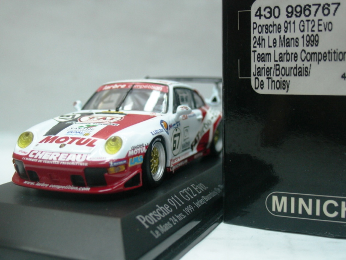 WOW EXTREMELY RARE Porsche 993 911 GT2 #67 Le Mans 1999 1:43