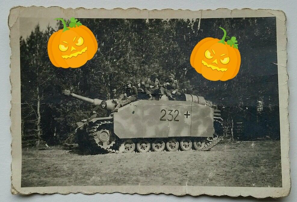 Orig.Foto Panzer Sturmgeschütz Langrohr Seitensc