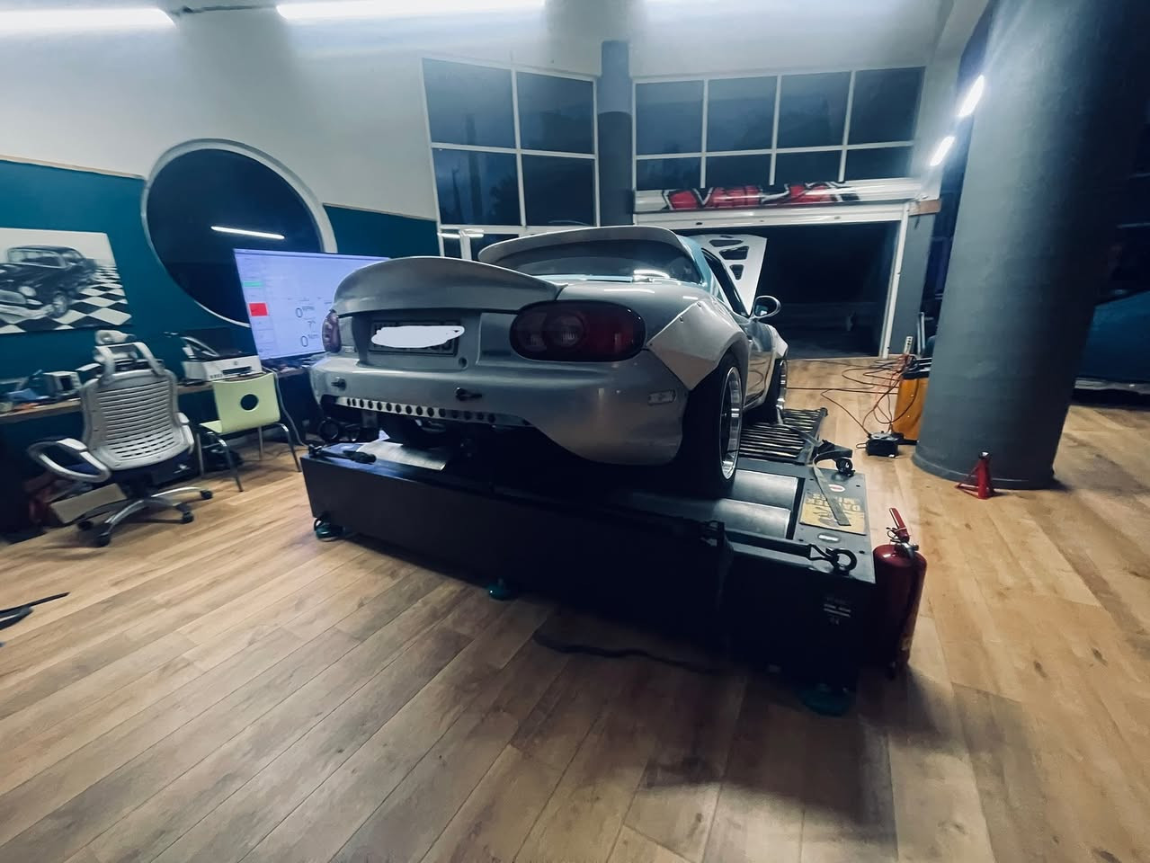 Garrett G25-660 installed on MX5 NB forged build