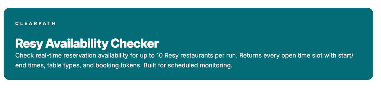 resy availability monitor screensot