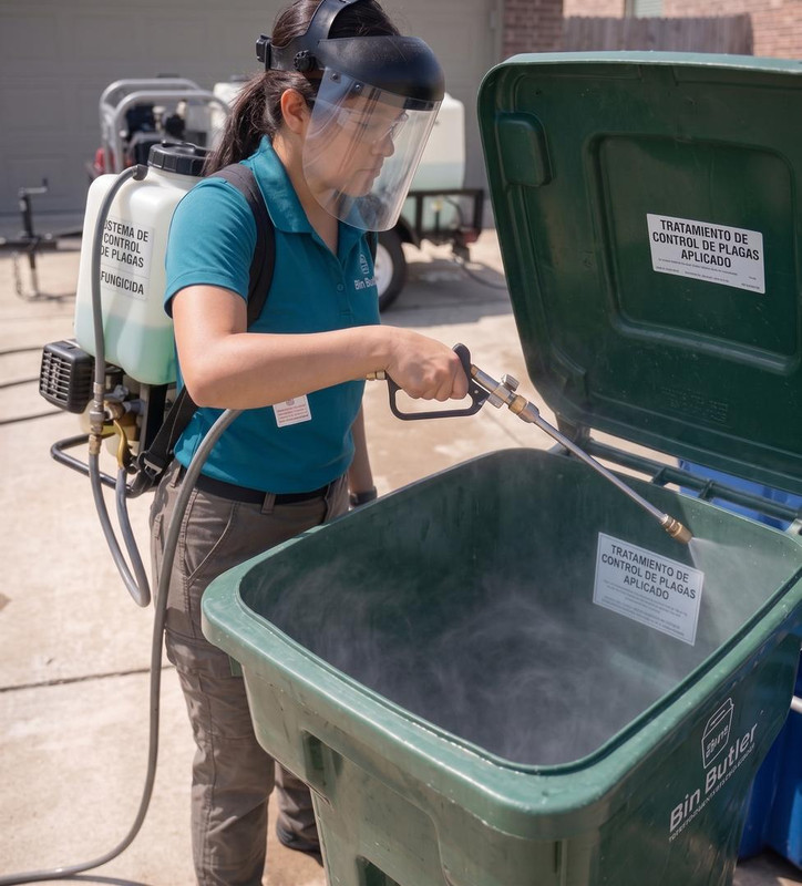 Professional bin fumigation