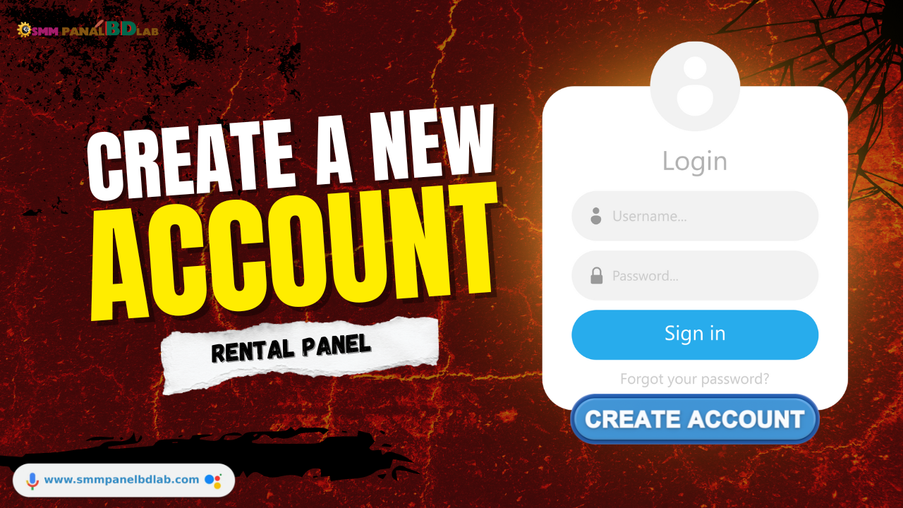 Rental Panel - Create Account