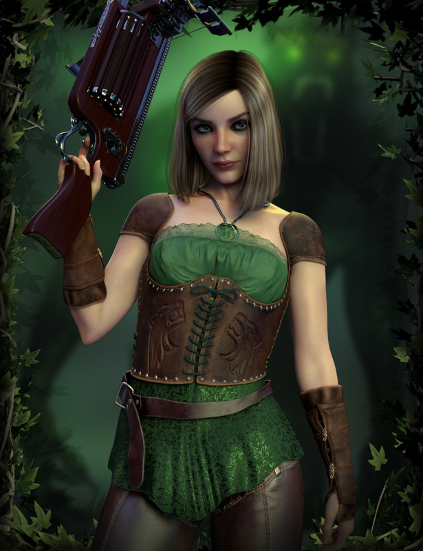 Talia Character and Accessories for Genesis 9 and 8.1 Female