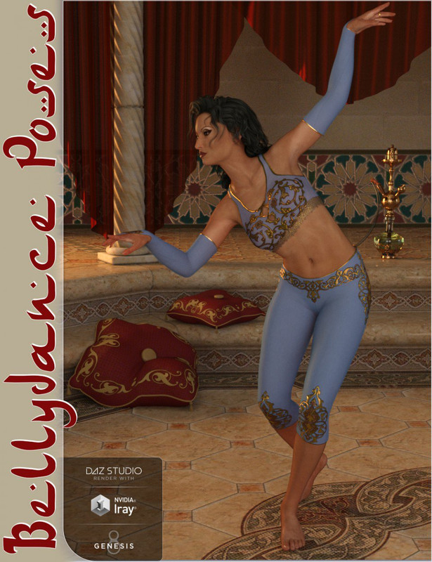 Bellydance Poses for Genesis 8 Female