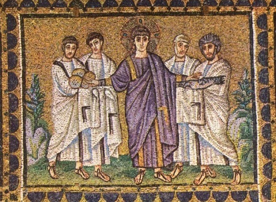 Nel mosaico il mistero di Gesù, vero Pane di vita dans Fede, morale e teologia Moltiplicazione-dei-pani-e-dei-pesci-Ravenna-Basilica-di-Sant