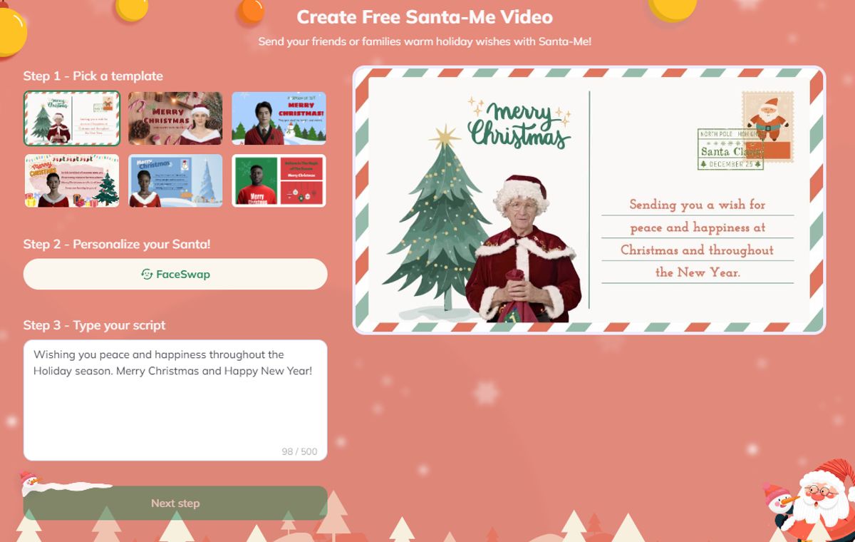 cartolina di natale video messaggi