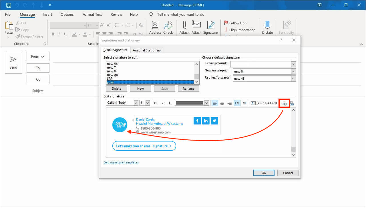 How To Add Signature In Outlook