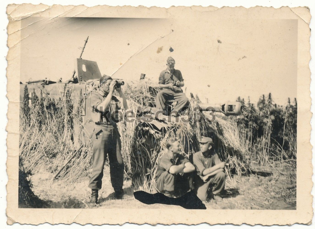 Foto Sturmgeschütz Panzer  Langrohr  Ostfront Ta