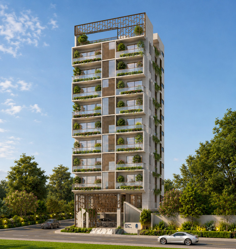 Cantilevered Verandas & Facade