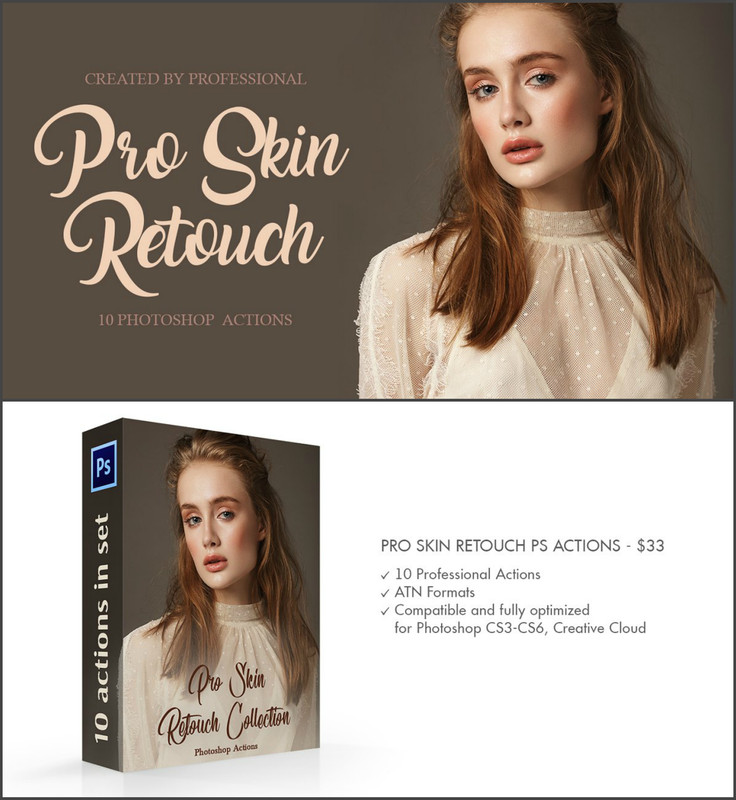 Pro Skin Retouch Photoshop Actions 4548028