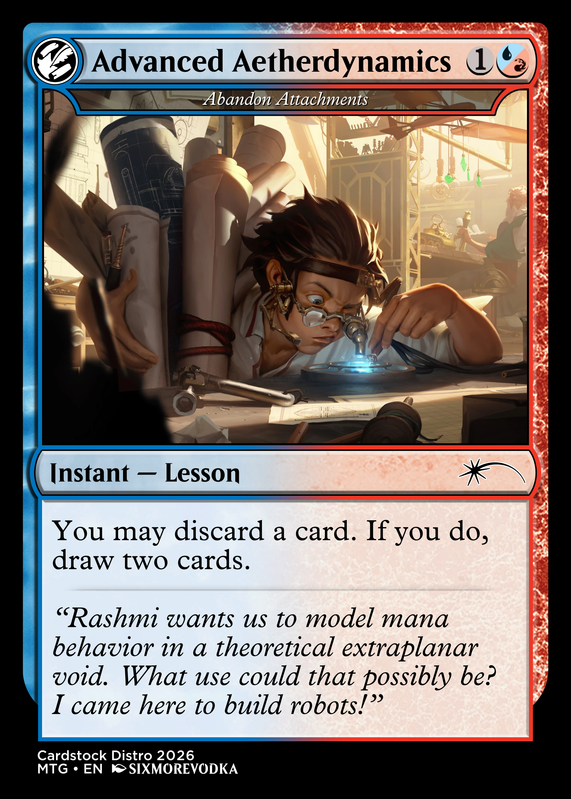 Abandon Attachments (Advanced Aetherdynamics)