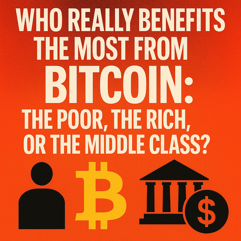Who really benefits the most from Bitcoin: the poor, the rich, or the middle class?