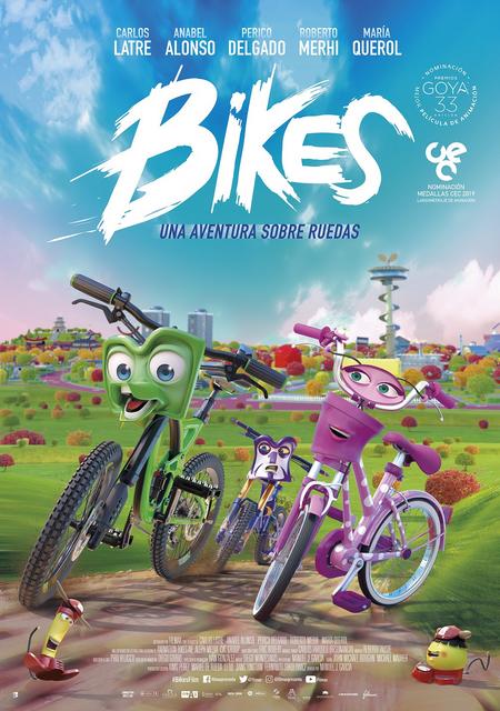 PELÍCULA “BIKES”, SORTEAMOS 3 PACKS DE MERCHADISING COMPUESTOS POR ENTRADAS DE CINE+ BOLSA + CAMISETA