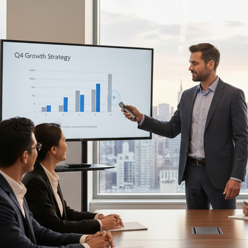 Design ultrafino e simétrico do Monitor Samsung QM65C