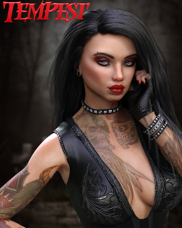 Twizted Girls Tempest for Genesis 8 Female