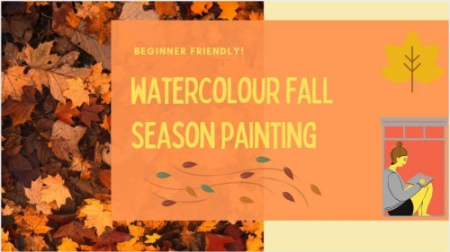 Fall Season Watercolour Painting (Beginner Friendly!)