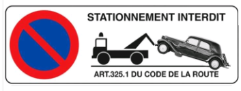 Stationnement interdit Traction