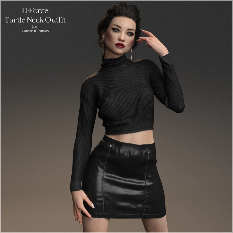 D-Force Turtleneck Outfit for G8F and G8.1F