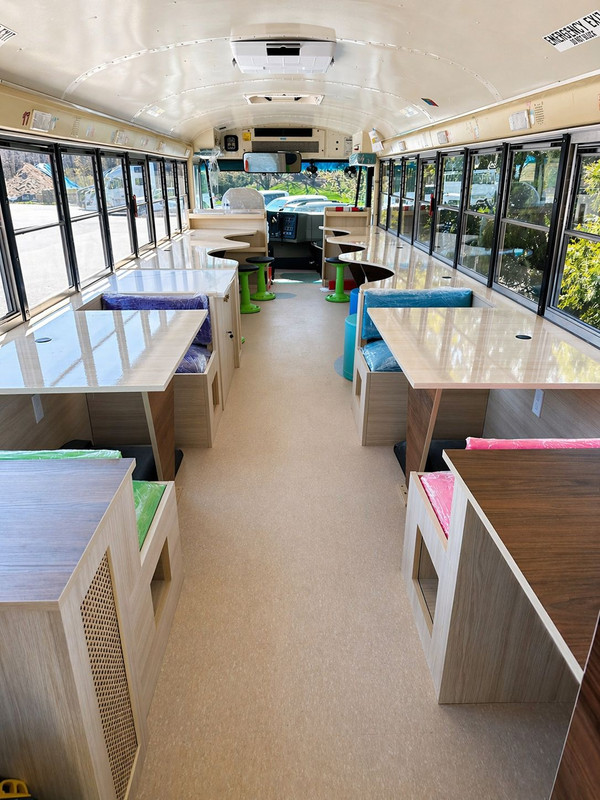 Student Wellness Bus Interior