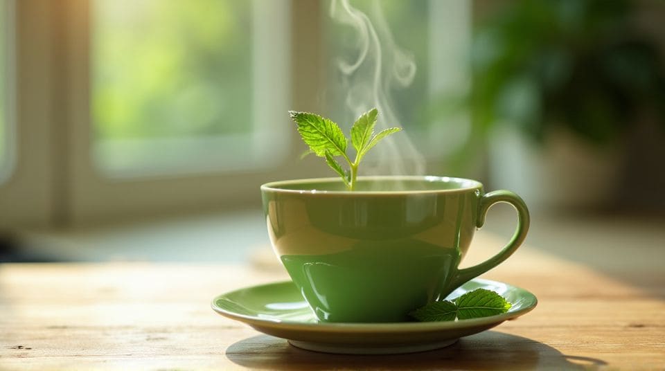 Green Tea with Mint