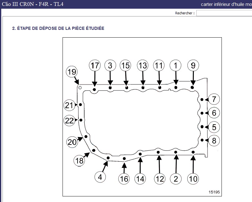 3RS2] Fuite d'huile moteur - Clio RS Concept ®