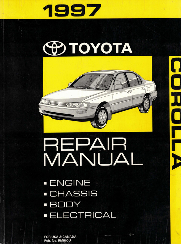 1997 Toyota Corolla Repair Manual