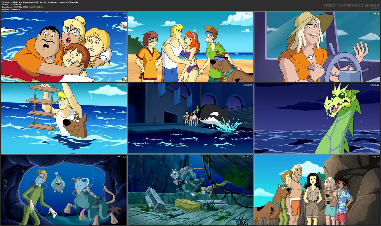 What's New Scooby-Doo S01E09 She Sees Sea Monsters by the Sea Shore.mkv