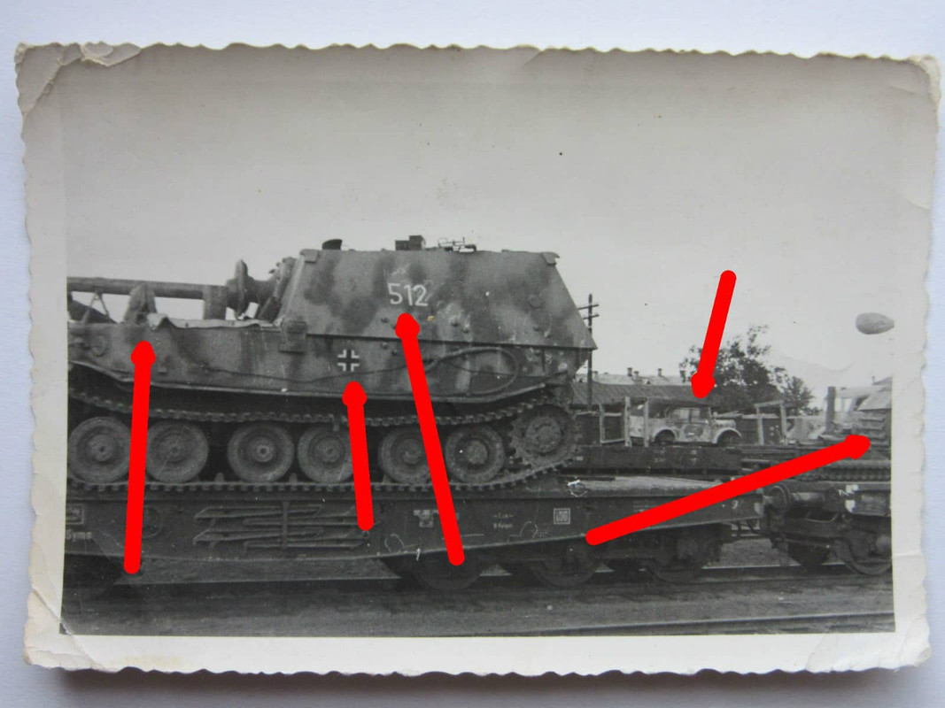 Foto Panzerjäger Ferdinand Tiger P Sd.Kfz.184 Ca