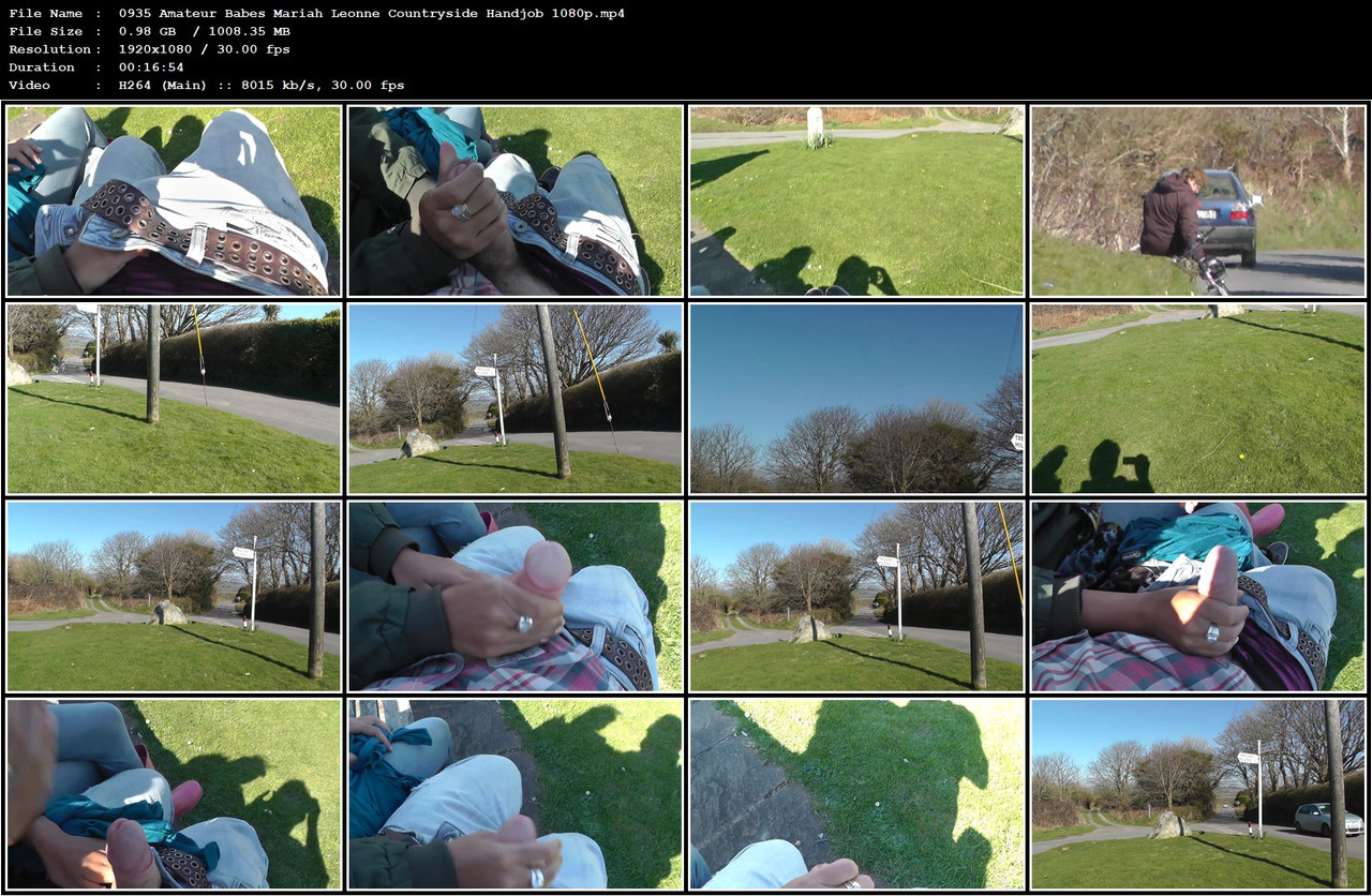 0935 Amateur Babes Mariah Leonne Countryside Handjob 1080p mp4