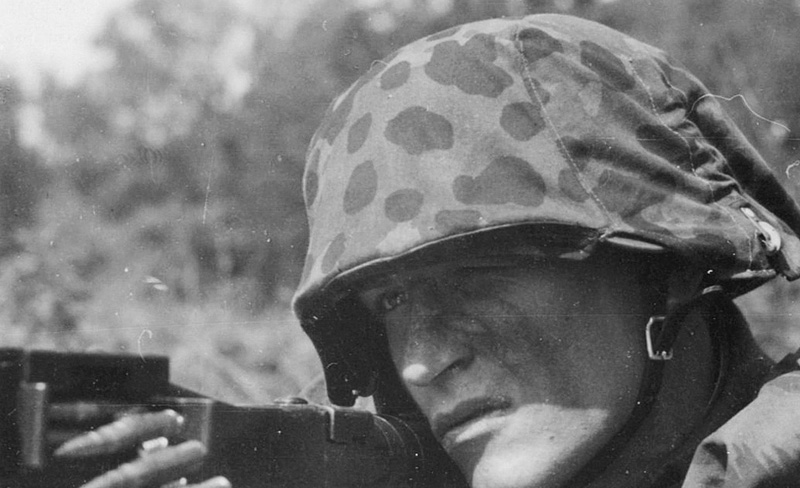 Apuntador de MG 34 de las SS en Ucrania