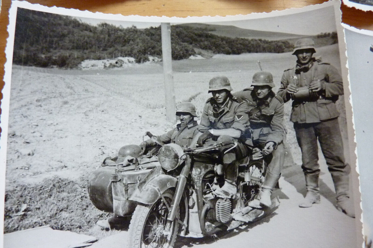 7x KRAD Schützen BMW MG-34 ,Estland Riga,Radfahr Btl 402 Roeckl Motorrad 1941 (3)