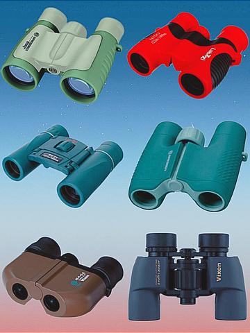 Tabla comparativa de prism�ticos para ni�os de 4-7 y 8-12 a�os para astronom�a