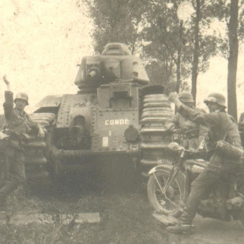 Panzer Frankreich französisch Char B1 Name Conde